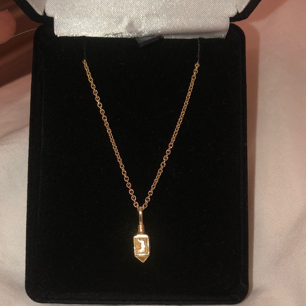 Solid 14 karat gold necklace